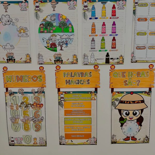 KIT DECORAÇÃO DE SALA SAFARI ESPECIAL - Imagem 9
