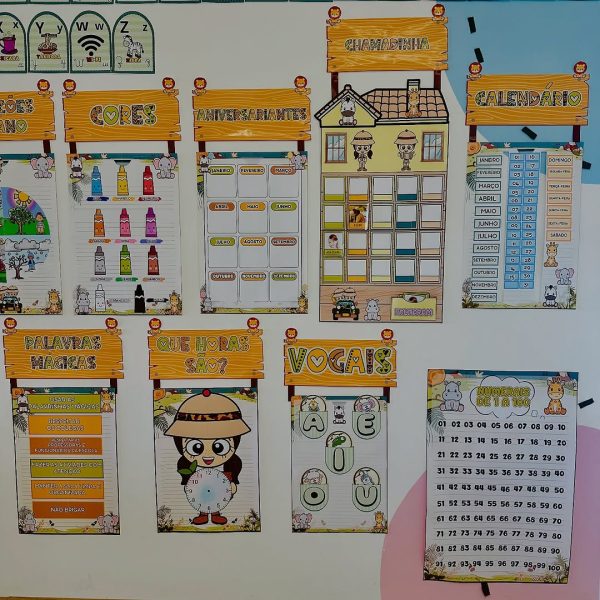 KIT DECORAÇÃO DE SALA SAFARI ESPECIAL - Imagem 2