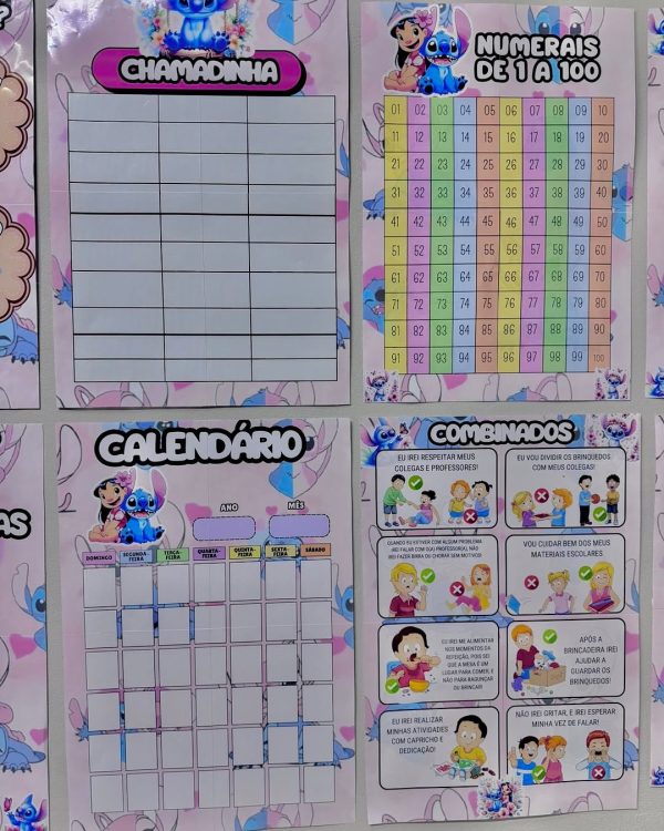 SUPER KIT DECORAÇÃO DE SALA STITCH & ANGEL - Imagem 7