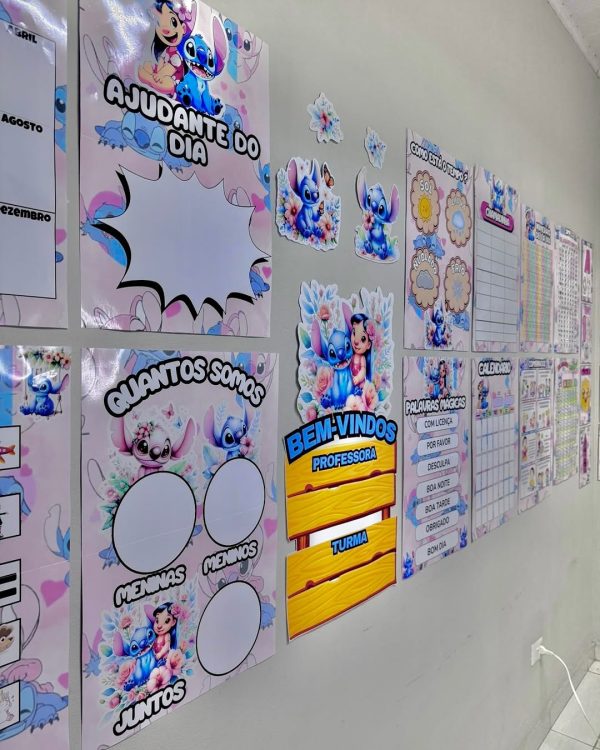 SUPER KIT DECORAÇÃO DE SALA STITCH & ANGEL - Imagem 4