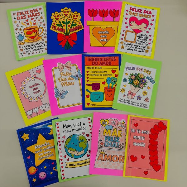 COMBO COM 50 CARTÕES DE DIA DAS MÃES PARA IMPRIMIR - Image 3