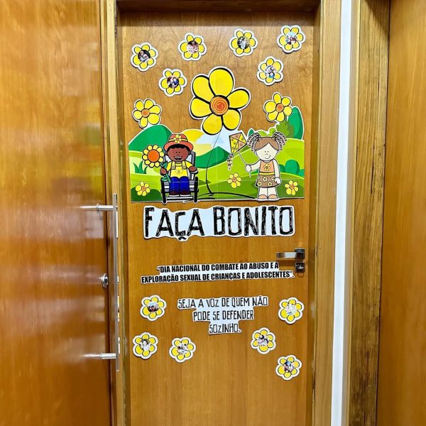 PAINEL DECORAÇÃO DE PORTA/ PAREDE MAIO LARANJA