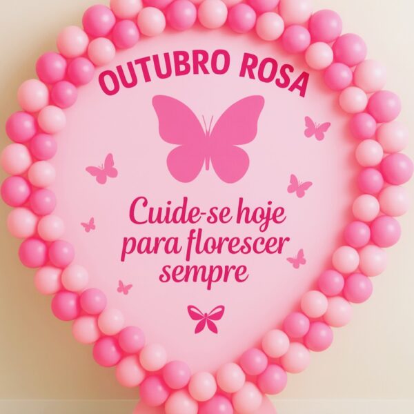 PAINEL OUTUBRO ROSA: FLORESCER