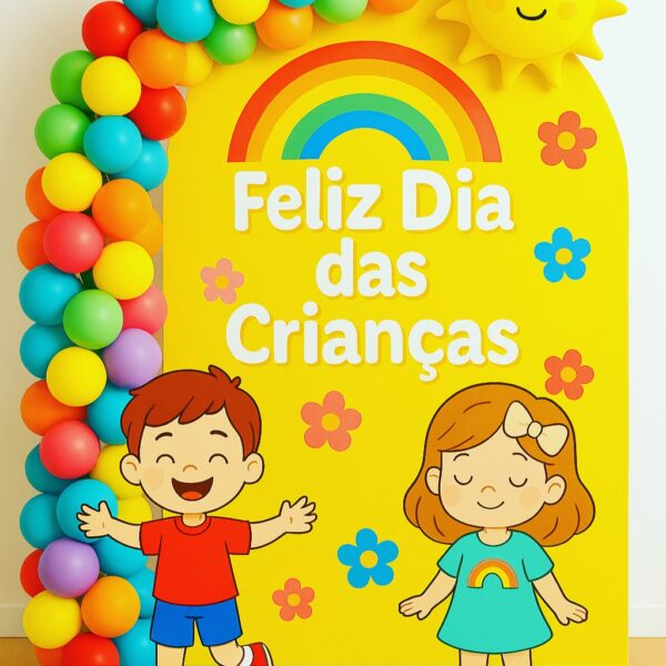 PAINEL DIA DAS CRIANÇAS:MENINA E MENINO