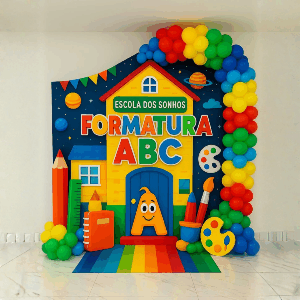 PAINEL FORMATURA - SONHOS COLORIDOS