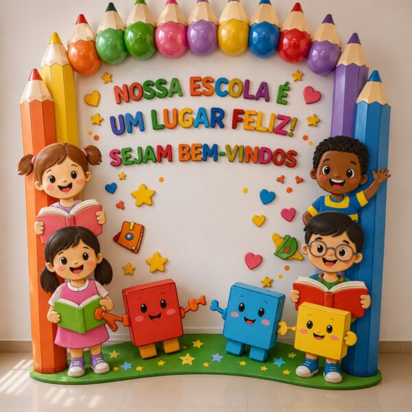 Painel Volta às Aulas – Lugar Feliz