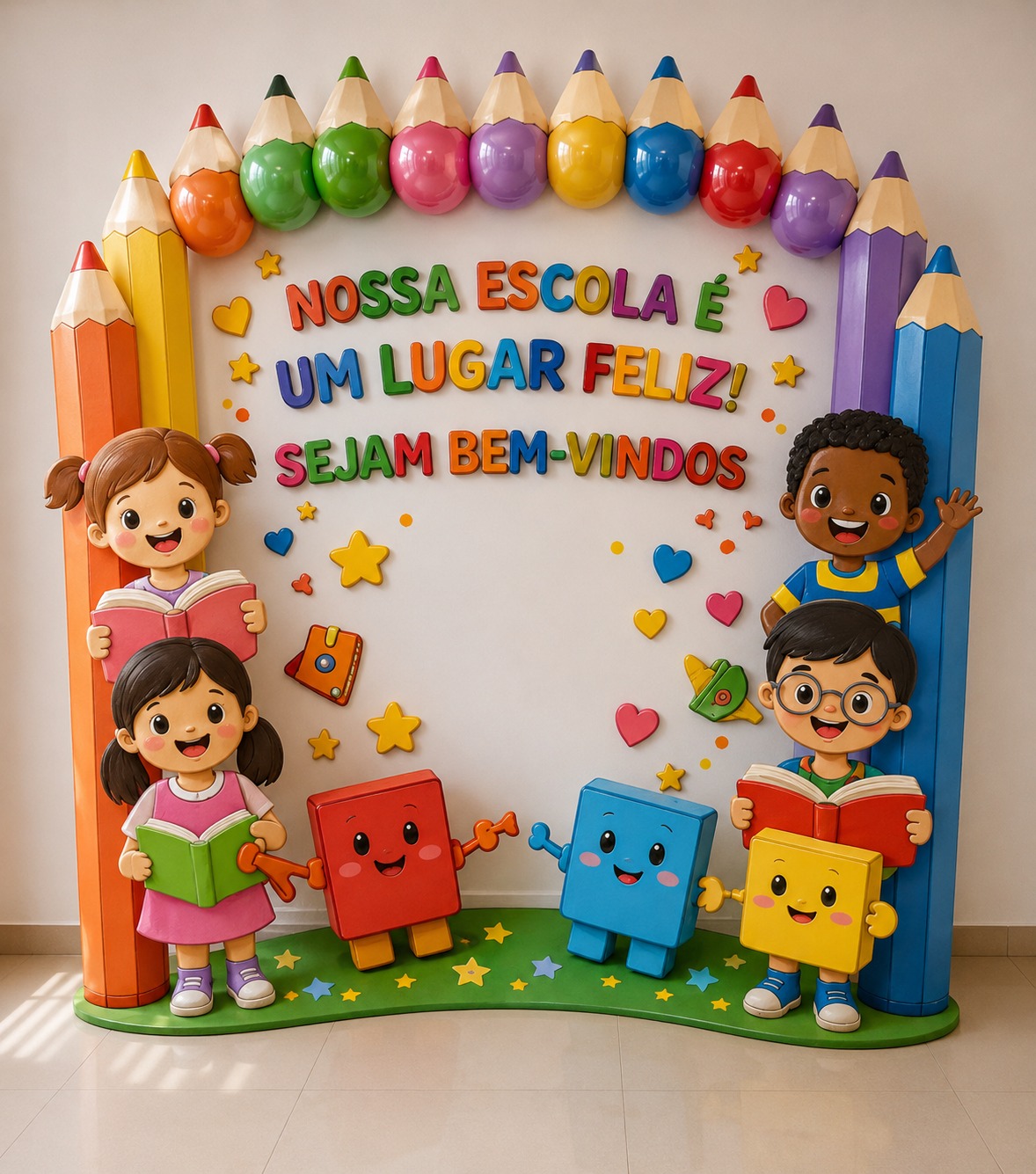 Painel Volta às Aulas – Lugar Feliz