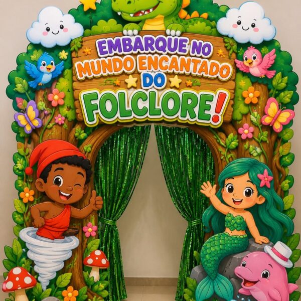 Painel Portal Folclore – Embarque no Mundo Encantado do Folclore