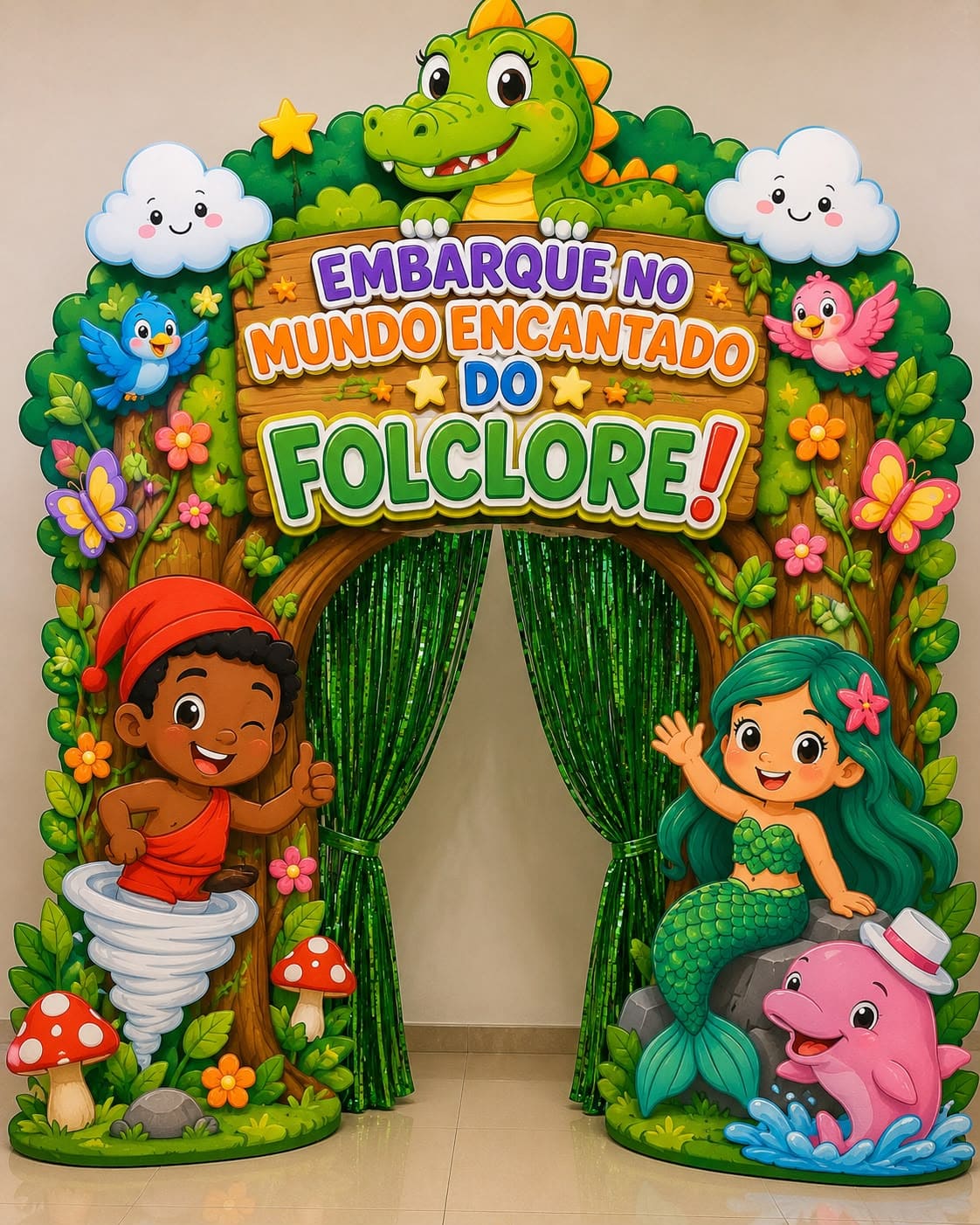 Painel Portal Folclore – Embarque no Mundo Encantado do Folclore
